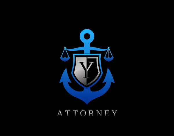 Ναυτικό Δίκαιο Letter Logo Ιδανικό Για Δικηγορικό Γραφείο Εταιρεία Δικηγόρο — Διανυσματικό Αρχείο