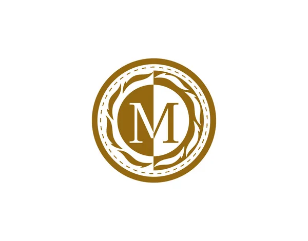 Royal Badge Letter Logo Luxe Gouden Kalligrafisch Embleem Met Prachtige — Stockfoto