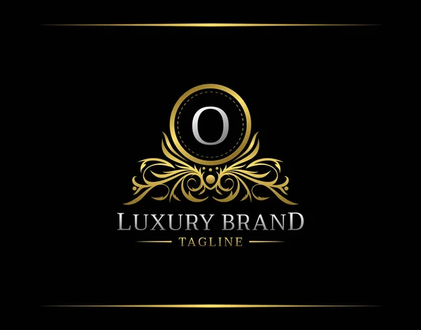 Vip club logo luxury golden badge Royalty Free Vector Image