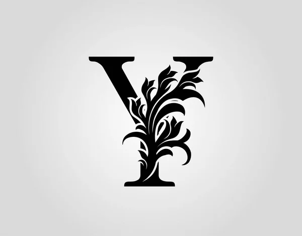 Icono Del Logotipo Lujo Letra Del Monograma Diseño Vectorial Letra — Vector de stock