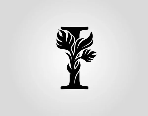 Lettre Initiale Luxe Beauté Fleurit Ornement Logo Vectoriel Modèle — Image vectorielle
