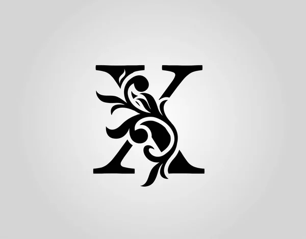 Vektor Grafikus Elegáns Logotípus Levél Design Vintage Kalligráfiai Ábécé Ikon — Stock Vector