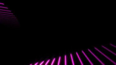 Soyut, parlak, pembe ışık huzmeleri hareket arkaplanı. Tam HD ve döngü.