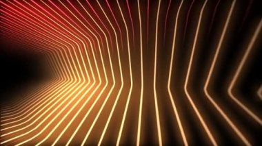 Parlayan kırmızı ve altın renkli altıgen ışık arka plan animasyonunu aydınlatıyor. Döngüleme ve tam Hd.