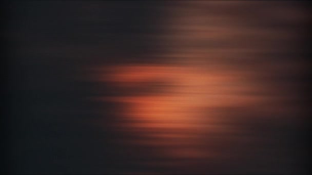 摘要暗黑复古风格的磨擦运动背景与橙色和黄色翘曲光的波浪 循环和满满的Hd — 图库视频影像