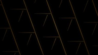 Minimalist, zarif, altın üçgenler, hareketli arka plan. Tam HD ve Döngü.