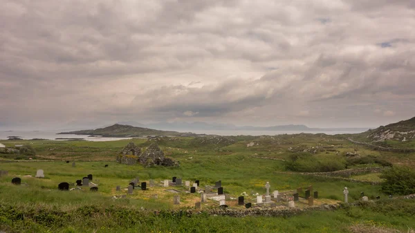 Monasterio Cementerio Colman Isla Inishbofin Galway Oeste Irlanda — Foto de Stock