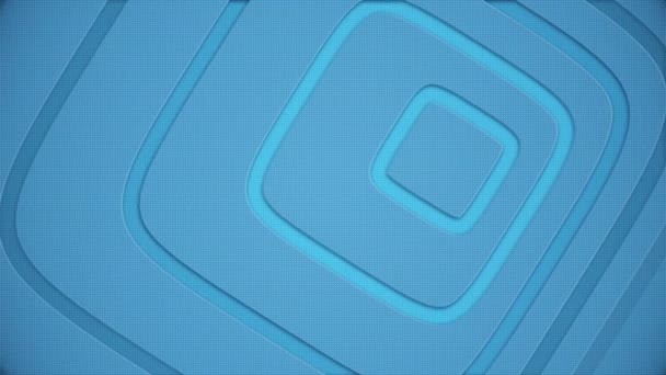 Μπλε Halftone Κουκκίδες Φόντο Απαλά Ακτινοβολούν Στρογγυλεμένα Τετράγωνα Αυτό Σύγχρονο — Αρχείο Βίντεο