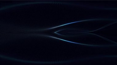 Minimalist hareketli arka plan ve hafif mavi dijital fraktal dalga. Bu soyut teknoloji arka planı tam bir HD ve kusursuz bir döngüdür..