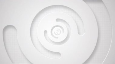 Nazikçe dönen eşmerkezli dairesel şekilli zarif, temiz, soyut bir arka plan. Bu modern minimalist neomorfizm arka planı tam bir HD ve kusursuz bir döngüdür..