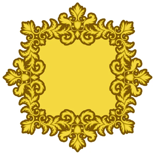 Декоративні золотою рамою — стоковий вектор