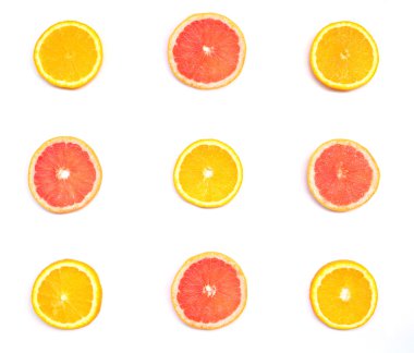 Narenciye dilimleri desen