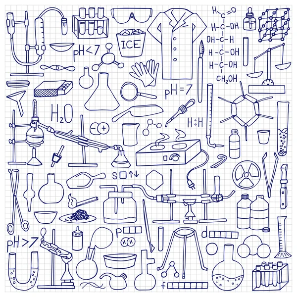 化学涂鸦集 — 图库矢量图片