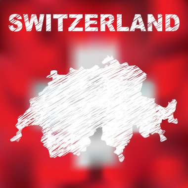 İsviçre soyut harita