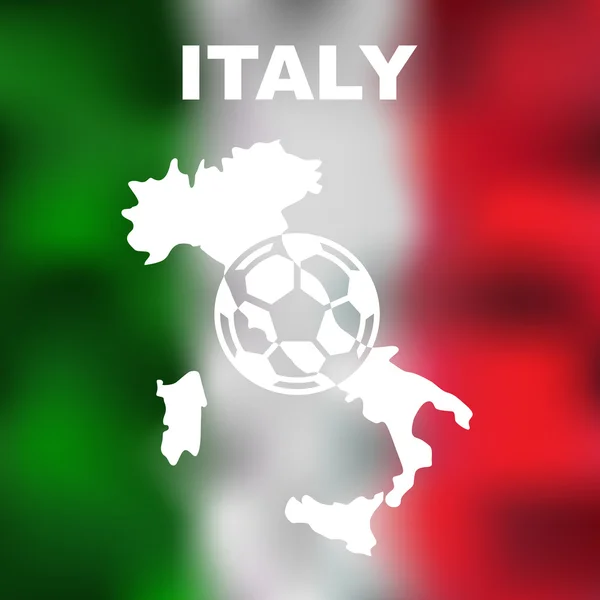 Mappa astratta italiana — Vettoriale Stock