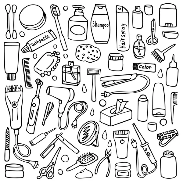 Personal care set — Stockvector