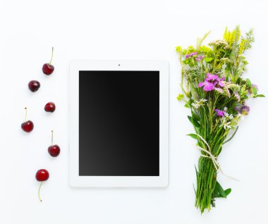Tablet ile çalışma yer