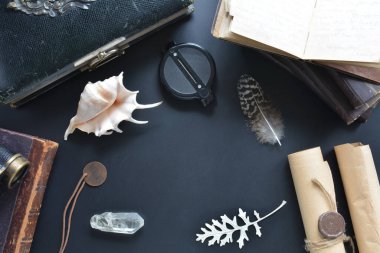 Gezgin ögeleriyle birlikte masadaki retrosyon bileşimi