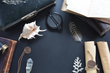 Gezgin ögeleriyle birlikte masadaki retrosyon bileşimi