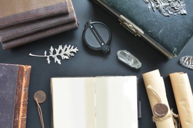 Gezgin ögeleriyle birlikte masadaki retrosyon bileşimi