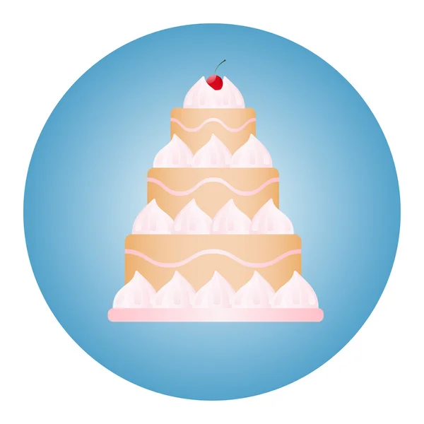 Cake Icon — Stock Vector