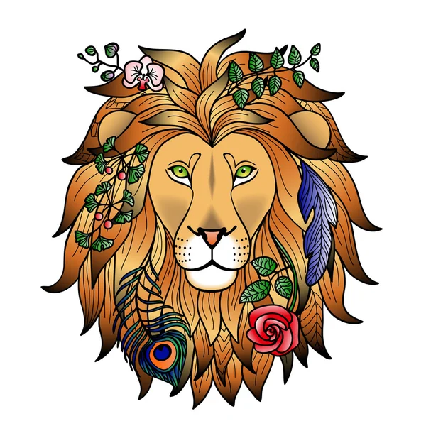 Lion — Image vectorielle