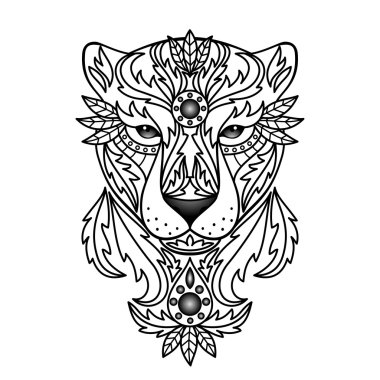 Süs beyaz Panther