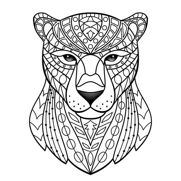 Ornamental Black Panther