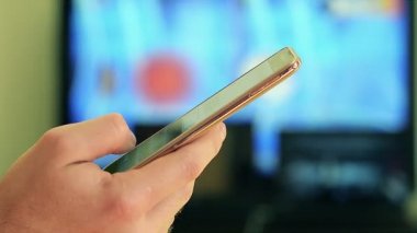 Adam el yazma Sms smartphone cep telefonu ile evde
