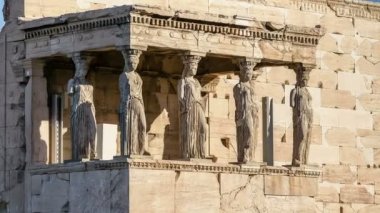 Akropol Caryatides Atina Akropolisi
