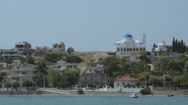 Yunan Adası hareket kıyısında görünümü