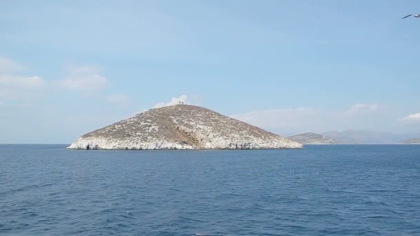 Vista de la hermosa isla — Vídeos de Stock