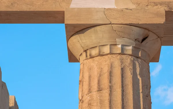 Colunas do Templo na Acrópole — Fotografia de Stock