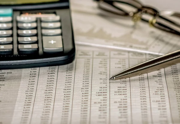 Estudiar el mercado de valores — Foto de Stock