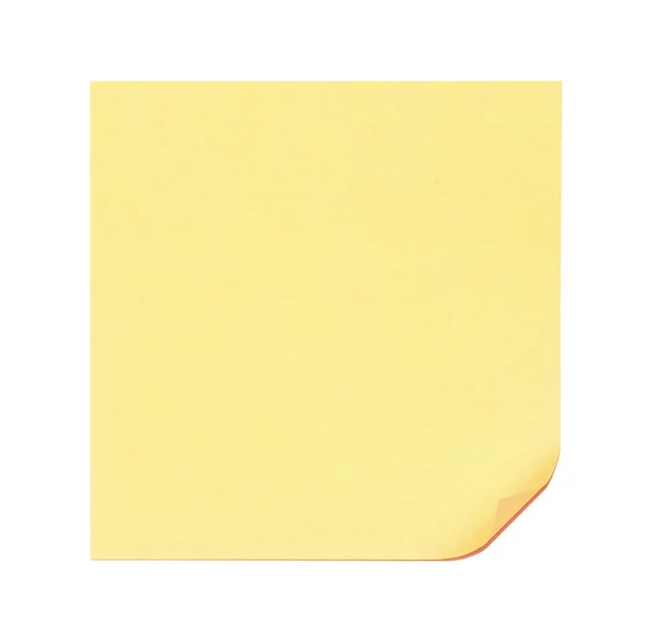 Puste żółte karteczki Obraz Stockowy