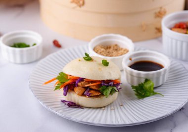 Tayvan gua bao, Asya hamburgeri