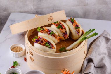 Tayvan gua bao, Asya hamburgeri