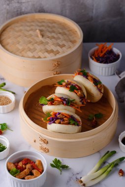 Tayvan gua bao, Asya hamburgeri