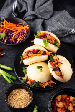 Tayvan gua bao, Asya hamburgeri