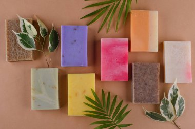 Doğal organik sabun. Cilt bakımı kavramı