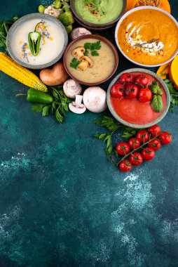 Sonbahar kremalı sebze çorbası çeşitleri..