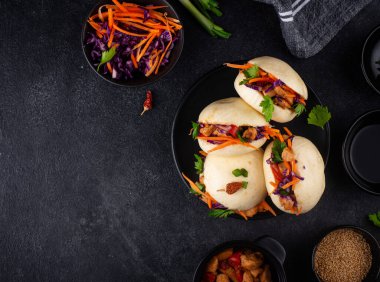 Tayvan gua bao, Asya hamburgeri