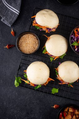 Tayvan gua bao, Asya hamburgeri