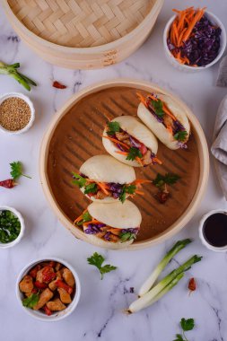 Tayvan gua bao, Asya hamburgeri