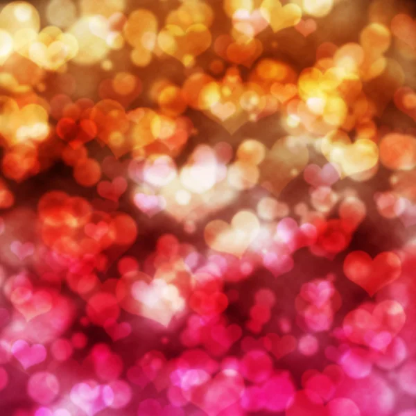 Astratto sfondo festivo con cuore rosa — Foto Stock