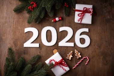 Numaralar 2026 Yeni Yıl Dekorasyonlu Kutlama