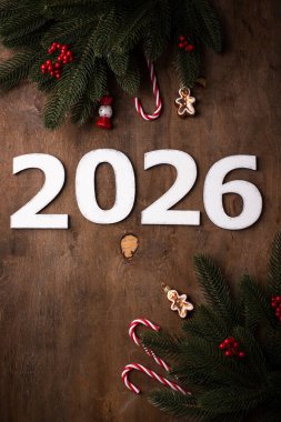 Numaralar 2026 Yeni Yıl Dekorasyonlu Kutlama