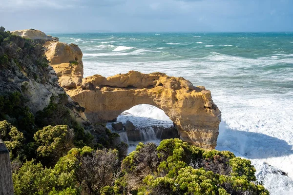 Arch Rock Formation Great Ocean Road Victoria Australia — Foto Stock