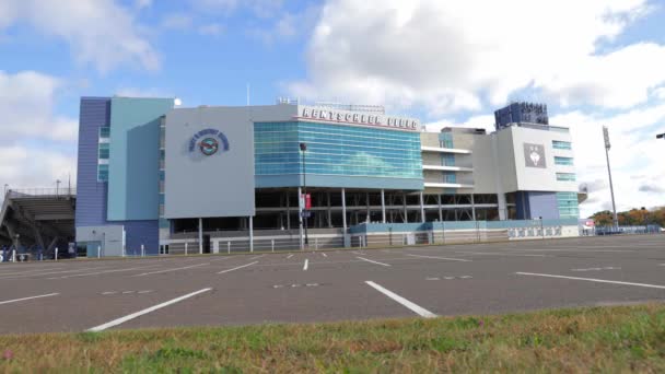 East Hartford Usa Pratt Whitney Stadion Connecticut Huskies Egyetem Rentschler — Stock videók