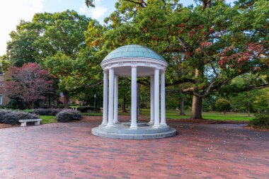 Chapel Hill, NC / USA - October 22, 2020: The Old Well on the campus of the University of North Carolina Chapel Hill clipart
